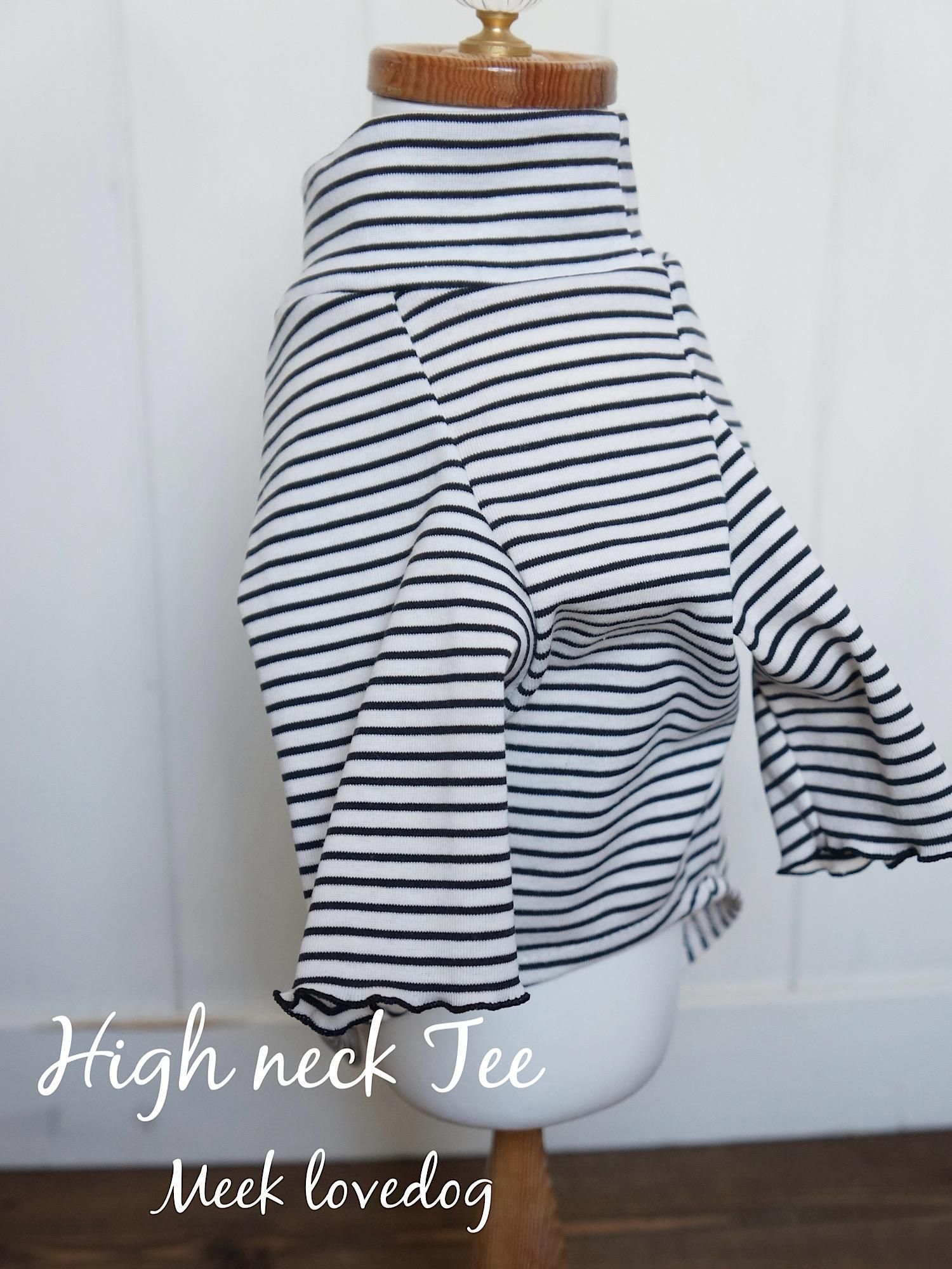 【再販】【残り僅か】ハイネックTee (ボーダー)