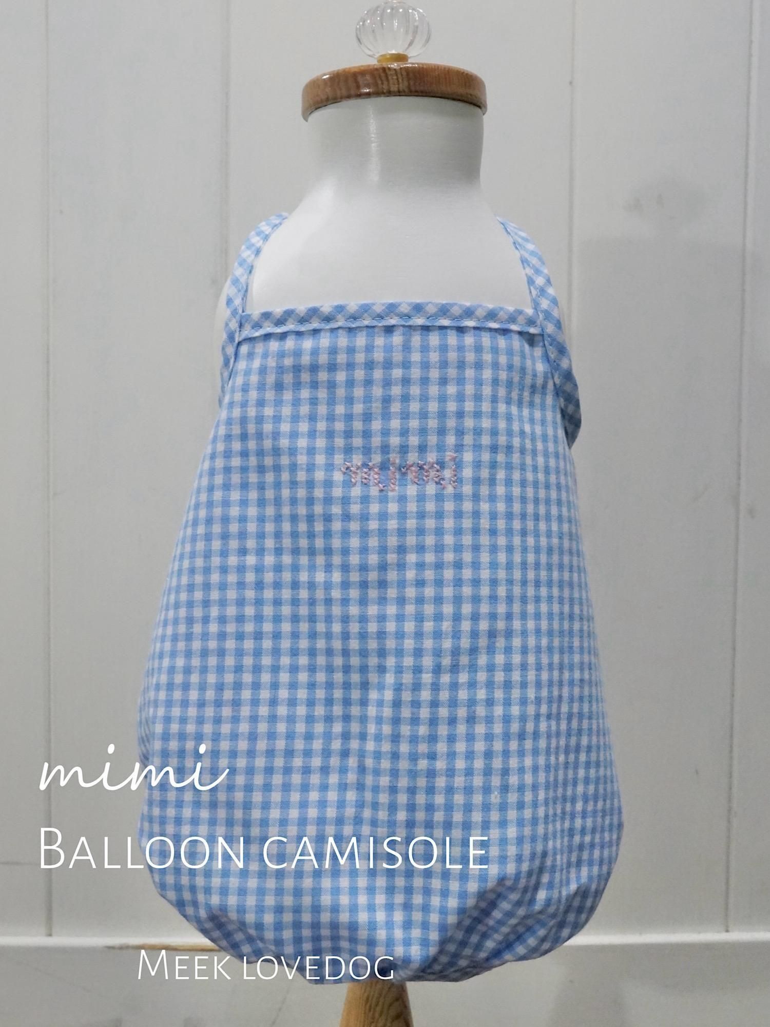 Meek closetmimi Х롼󥭥ߥ(gingham light blue)
