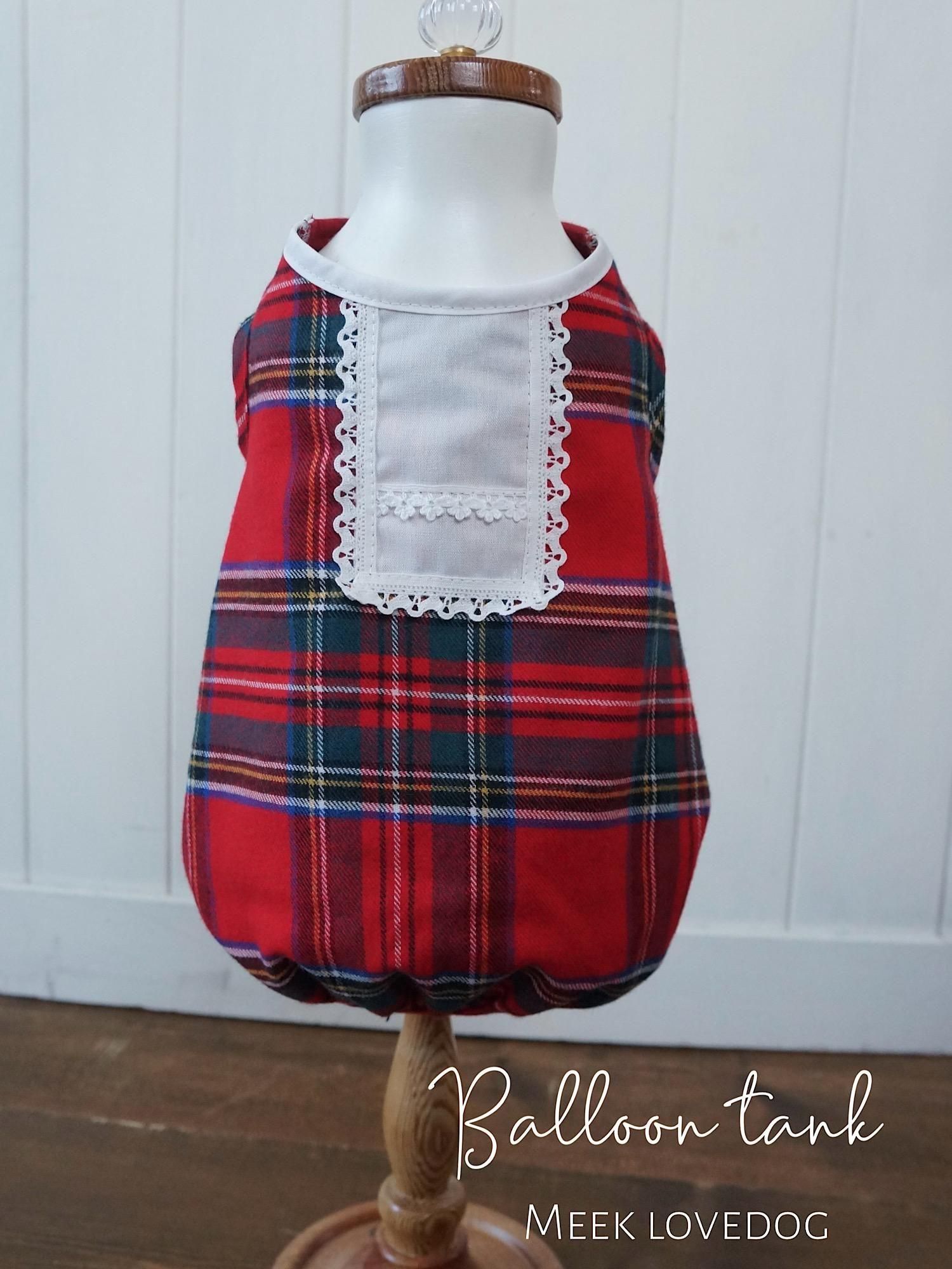 バルーンタンク(red・check)<img class='new_mark_img2' src='https://img.shop-pro.jp/img/new/icons14.gif' style='border:none;display:inline;margin:0px;padding:0px;width:auto;' />