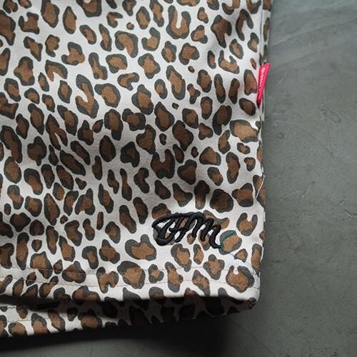 THM Leopard easy shorts Beige | FLARY