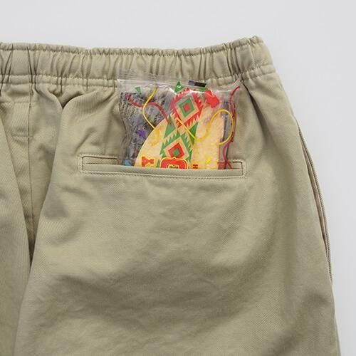 WAX THM チノビーチパンツ チョコレートブラウン THE HARD MAN ザ ハードマン / WAX-Chino beach pants チノ