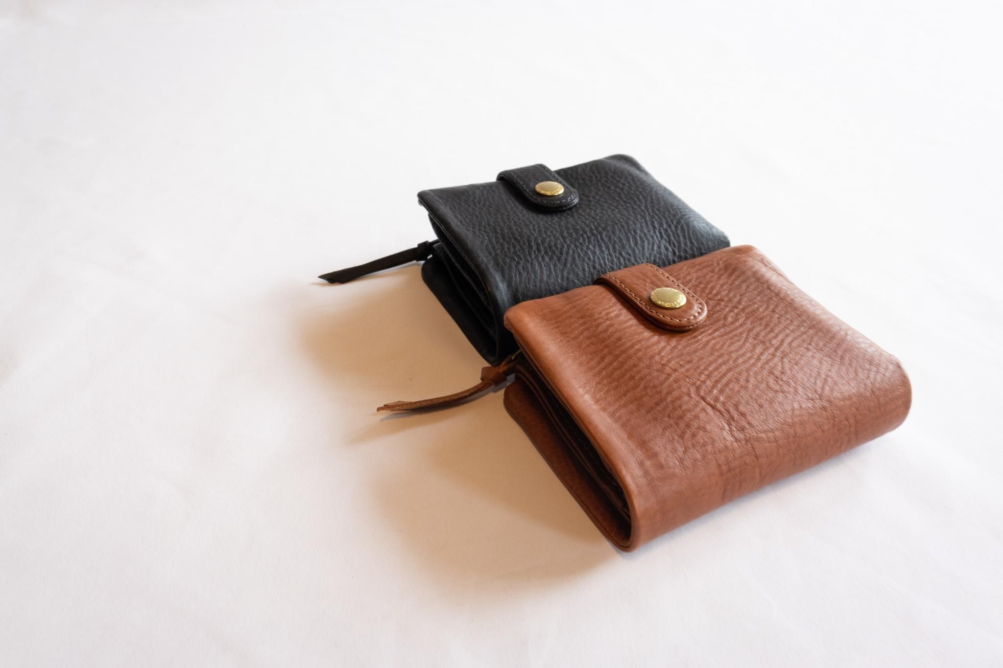 cinq　サンク　財布 Cinq CINQ サンク コンパクトウォレット ブラック キャメル