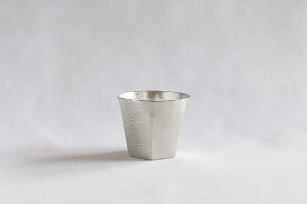 錫の酒器 六角