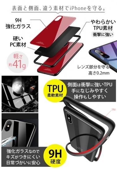 iPhone8 黒　64GB simフリー　背面割れあり　ケース付き 背面強化ガラスケース iPhone11 ケース iPhone8 ケース iPhone