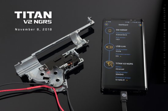 TITAN V2 NGRS Advanced Set [rear wired] - AIRSOFT MIR 公式ＨＰ