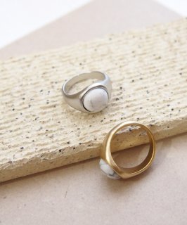 Natural stone ring