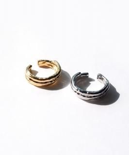 Metal ear cuff & Ring -2way-