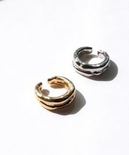 Metal ear cuff & Ring -2way-