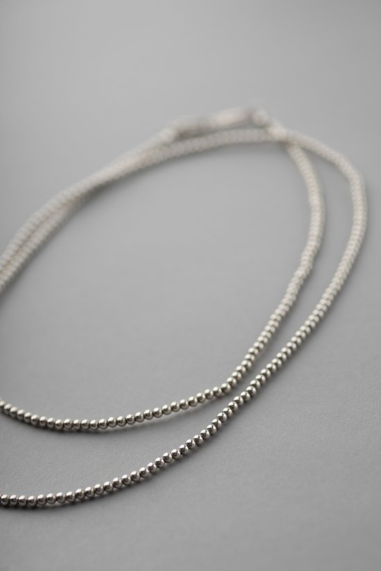 silver beads necklace - T. japan｜official online shop