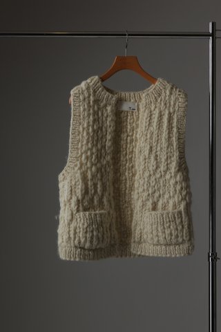 hand knit vest