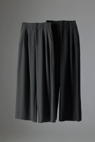  tuck wide trousers