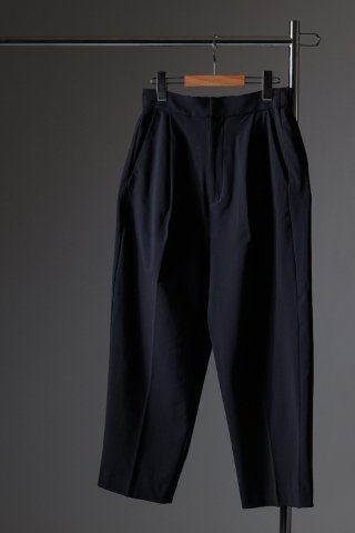 tuck wide trousers