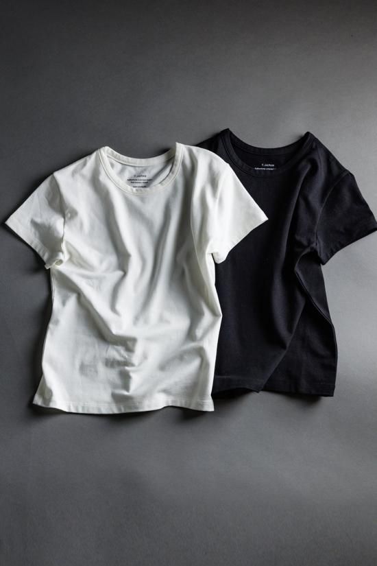 stretch compact tee - T. japan|official online shop stretch compact tee - T. japan|official online shop