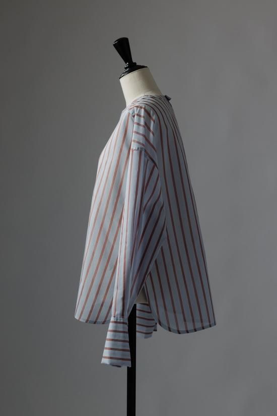 stripe tunic blouse - T. japan｜official online shop