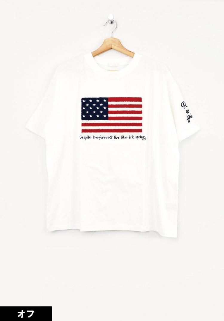 TORTOISE トータス　アメリカ国旗デザイン Tシャツ S アメリカ国旗デザイン Tシャツ S jimmyz - メルカリ