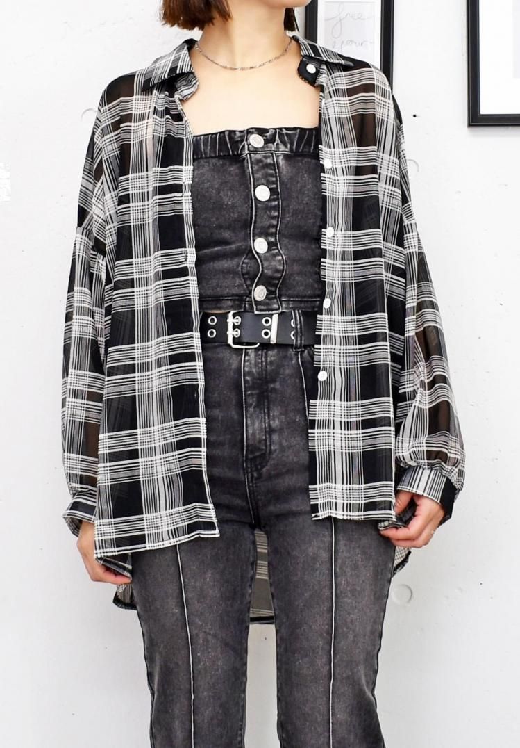TODAYFUL シアーチェックシャツ TODAYFUL（トゥデイフル）の「シアーチェックシャツ（シャツ