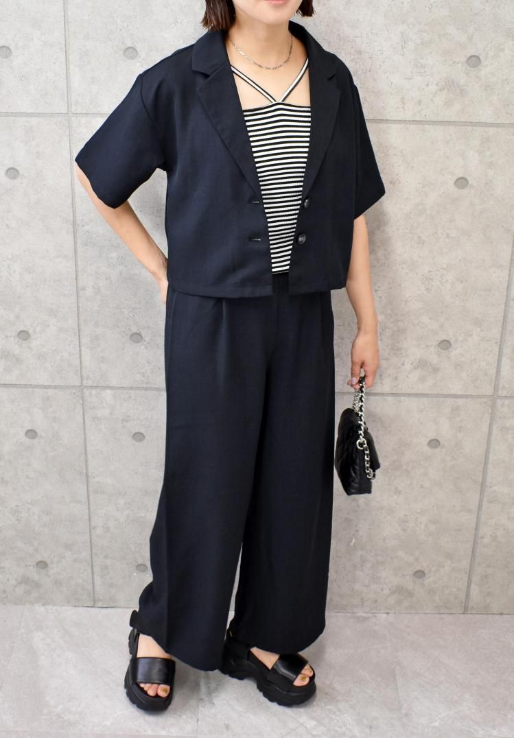 ブラック ジャケットとパンツ セット 新生活におすすめ☆ブラックセットアップ｜THE SUIT COMPANY THE