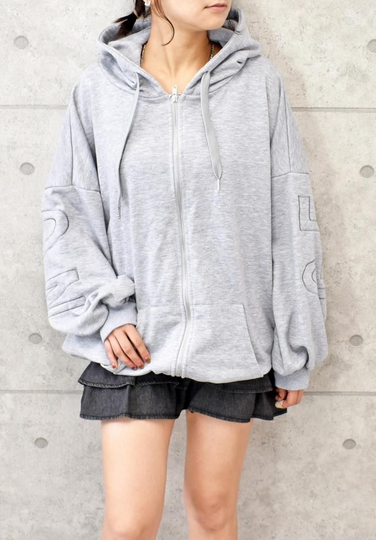 デカロゴパーカー デカロゴジップパーカー - FUN OnlineStore