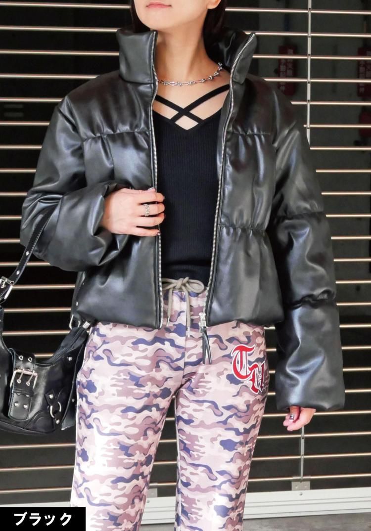 フェイクレザーナカワタジャケット - FUN OnlineStore