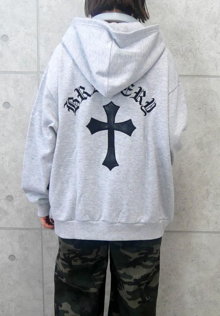 l*様 38/LGB SMM×SMM/BOXER パーカー バッククロススカル l*様 38/LGB SMM×SMM/BOXER パーカー バッククロススカル l*様