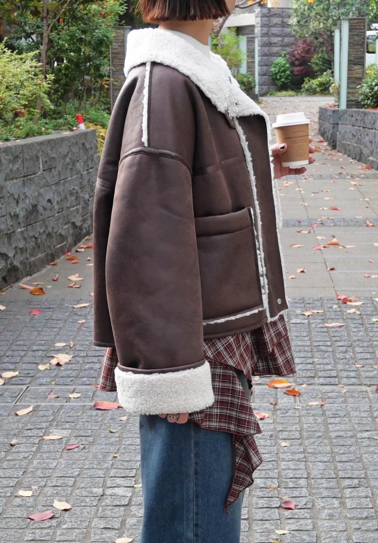 ボンディングムートンジャケット - FUN OnlineStore