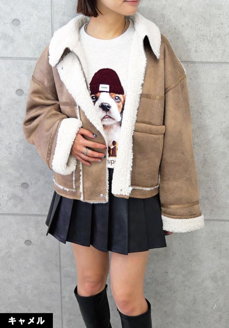 ボンディングムートンジャケット - FUN OnlineStore