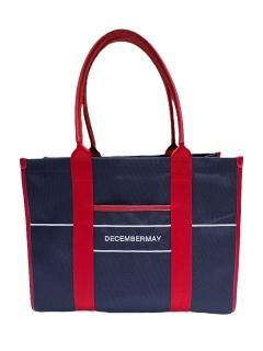 <DECEMBERMAY>Square canvas big totebag / UNISEX