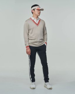 <img class='new_mark_img1' src='https://img.shop-pro.jp/img/new/icons26.gif' style='border:none;display:inline;margin:0px;padding:0px;width:auto;' />Avignon Fake layered Knit Polo / MAN
