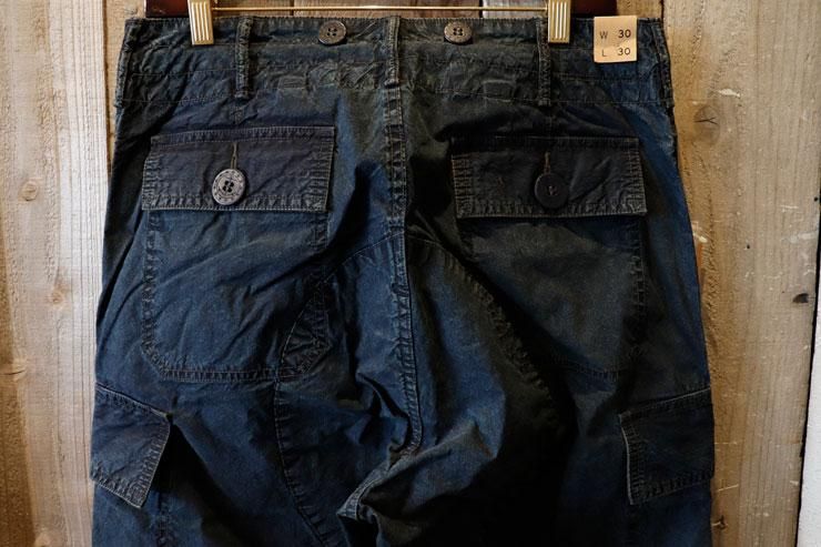 RRL(ダブルアールエルラルフローレン):インディゴカーゴパンツ