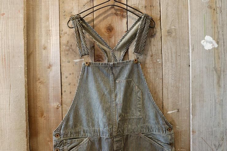 RRL ダブルアールエル オーバーオール 34 ヒッコリー 三ツ星 RRL ダブルアールエル オーバーオール 34 ヒッコリー 三ツ星