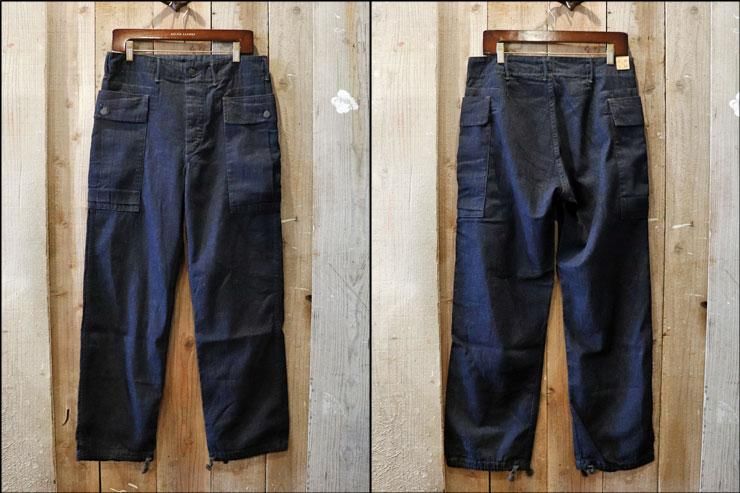 RRL(ダブルアールエルラルフローレン):デニム カーゴ パンツ RRL(ダブルアールエルラルフローレン):デニム カーゴ パンツ