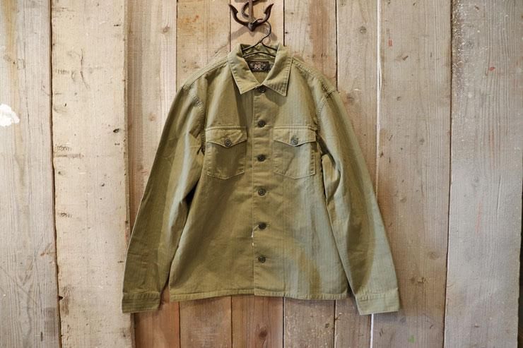 RRL(ダブルアールエルラルフローレン):ヘリンボーン シャツ