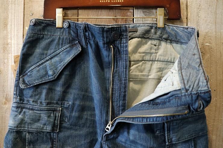 2025特集 RRL(ダブルアールエルラルフローレン):デニム カーゴ ショーツ パンツ