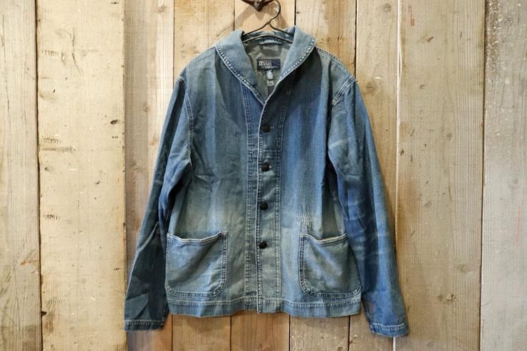 Polo Ralph Lauren(ラルフローレン):ショールカラー デニム Polo Ralph Lauren(ラルフローレン):ショールカラー デニム