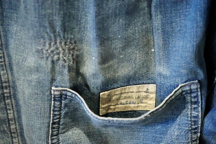 Polo Ralph Lauren(ラルフローレン):ショールカラー デニム Polo Ralph Lauren(ラルフローレン):ショールカラー デニム