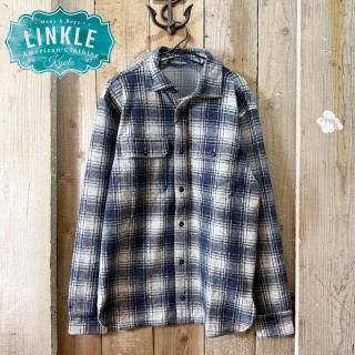 レア素材♡ラルフローレン　ランダムチェックリネンコットンシャツ　ネイビーホワイト Mens-シャツ- - Linkle-リンクル-