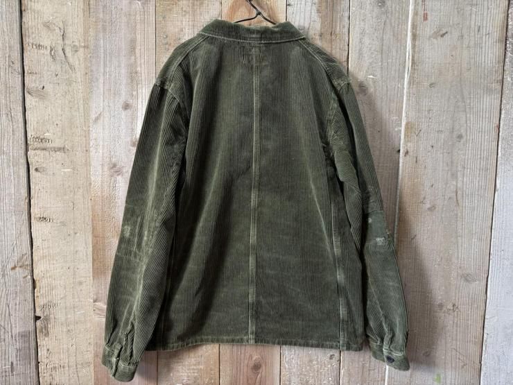 ラルフローレン　カバーオール　ライナー付き　襟コーデュロイ　カーキ　美品 00's Polo Ralph Lauren コットンツイル カバーオール