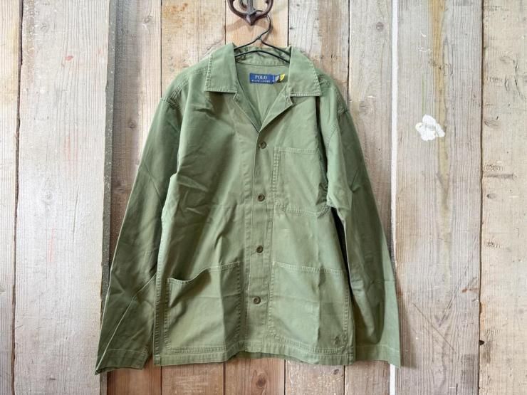 POLO by ラルフローレン ミリタリージャケット　シャツ　米国購入　 L POLO RALPH LAUREN - POLO by ラルフローレン ミリタリー