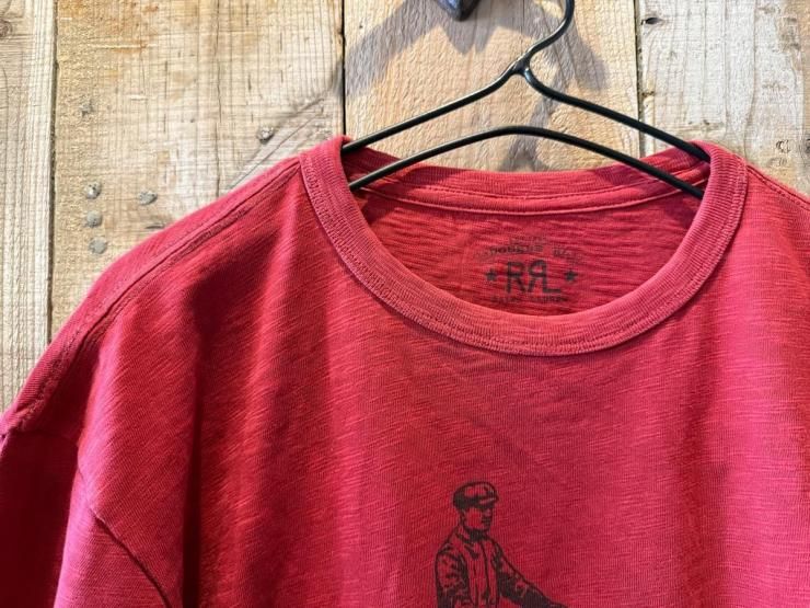 【RRL】スラブジャージー グラフィック Tシャツ 関税込み RRL(ダブルアールエルラルフローレン):スラブ ジャージー