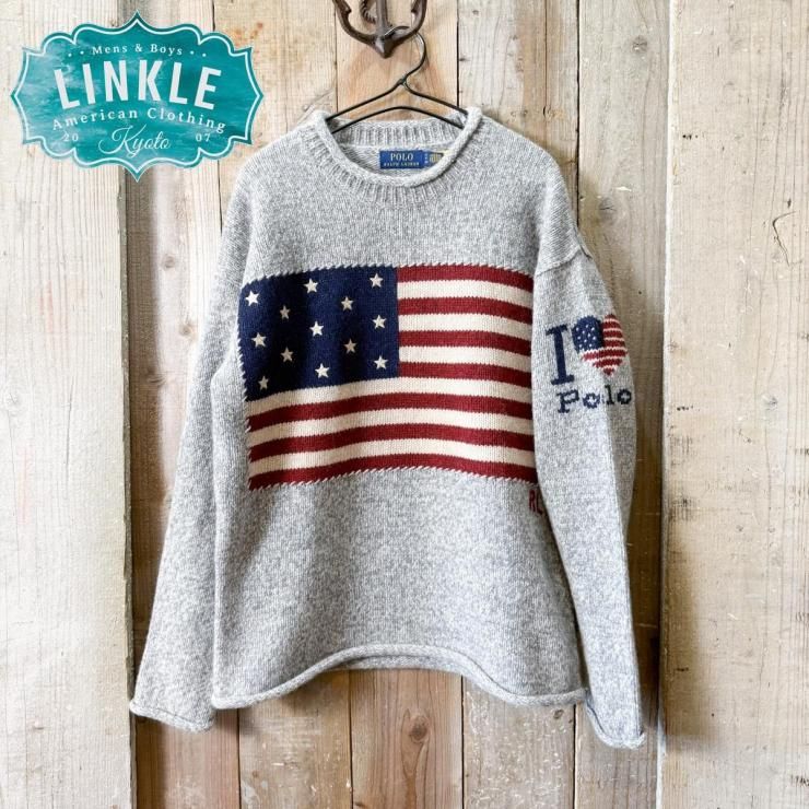 Polo Ralph Lauren(ラルフローレン)：I Heart Polo フラッグ セーター