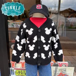 【キッズ】OLD NAVY(オールドネイビー):【DISNEY】 ミッキーマウス カーディガン