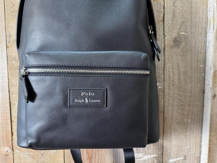 Polo Ralph Lauren(ラルフローレン)：スムース レザー バックパック