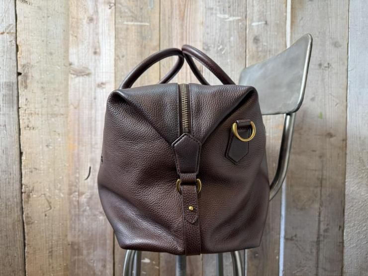 Polo Ralph Lauren(ラルフローレン)：ペブルド レザー ボストン