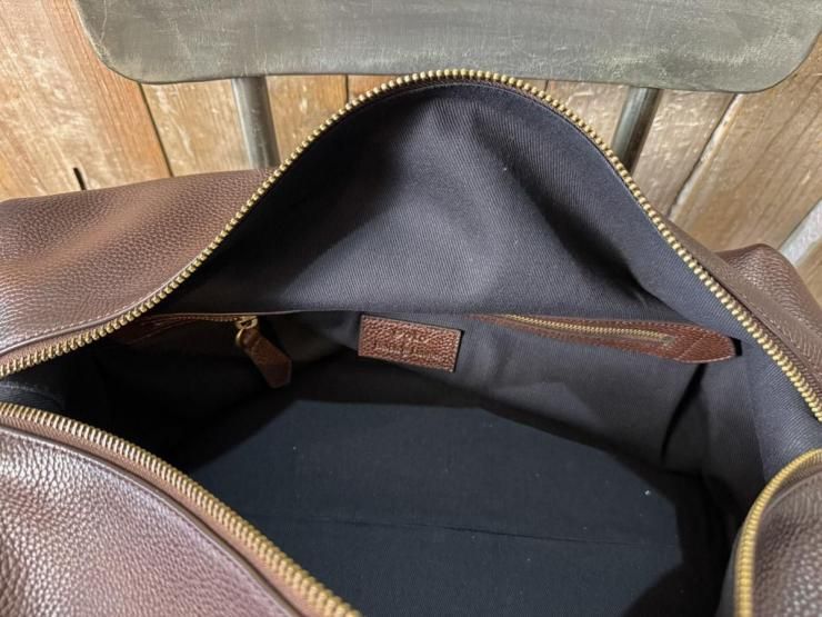 Polo Ralph Lauren(ラルフローレン)：ペブルド レザー ボストン