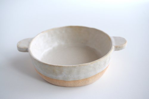 耐熱陶器 丸型グラタン皿　ホワイト　和食器