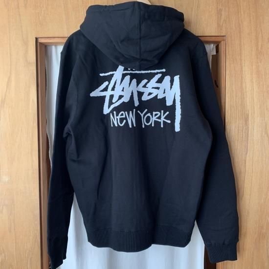 NY限定☆FW19 Stussy Stock New York Zip Up Sweat Hoodie - New York 