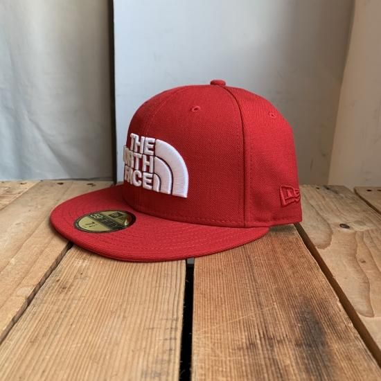 ノースフェイス　ニューエラ　ハーフドームロゴ　コラボキャップ　美品　M 限定品 USストア限定 The North Face x New Era Half Dome Logo Cap