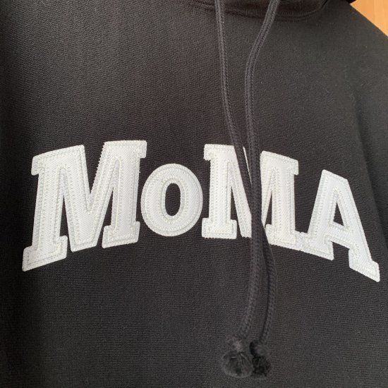 MoMA x Champion Reverse Weave Hoodie Black - New York Storage
