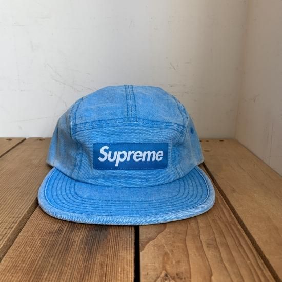 【美品】Supreme Washed Canvas Camp Cap