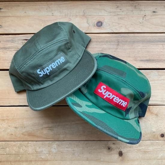 SUPREME シュプリーム WASHED CHINO TWILL CAMP CAP OLIVE